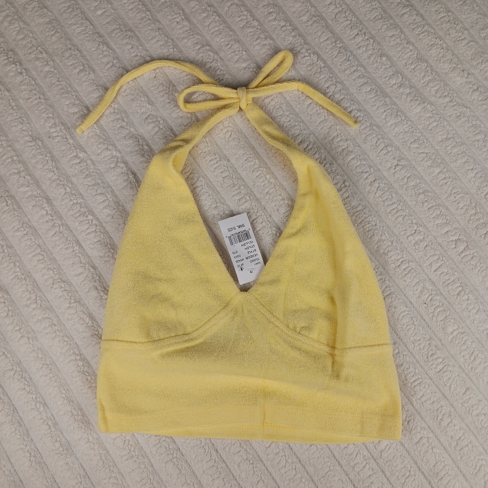 La Hearts Yellow Summer Top